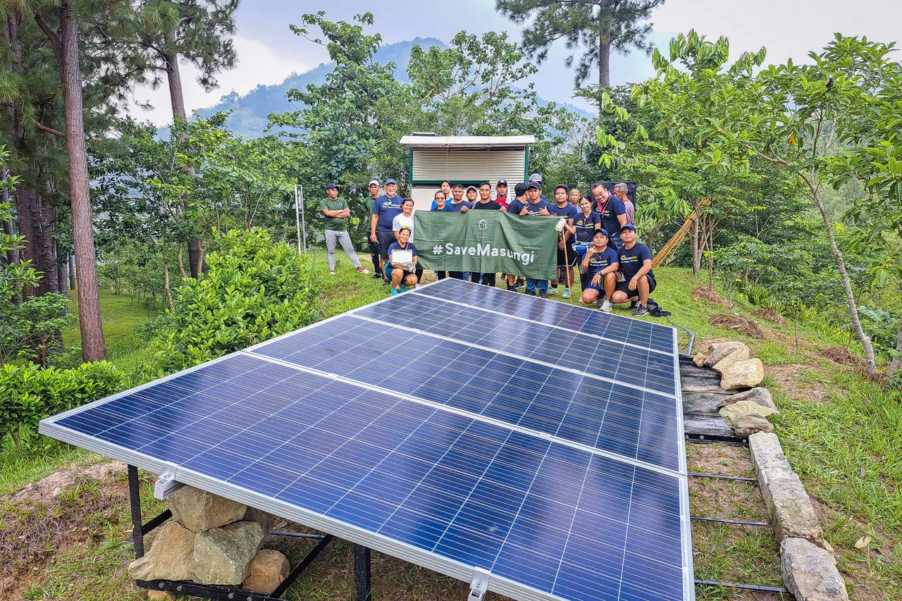 Solar power for forest rangers in Rizal, Philippines